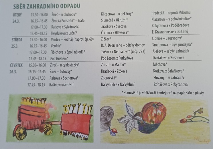 Svozy zahradniho odpadu